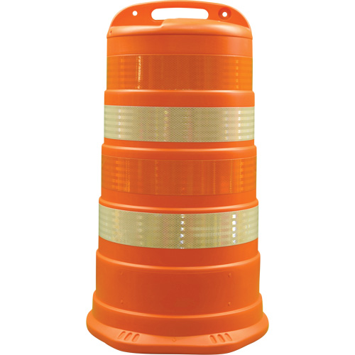 Trailboss Channelizer Drums, 41.27" High, Orange M & M Nord Ouest Inc