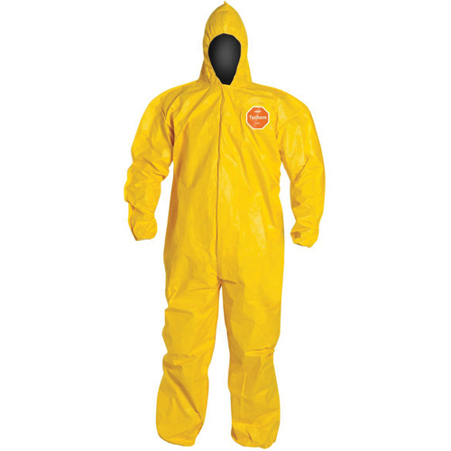 Hooded Coveralls, Tychem&reg; 2000, 3X-Large, Yellow M & M Nord Ouest Inc