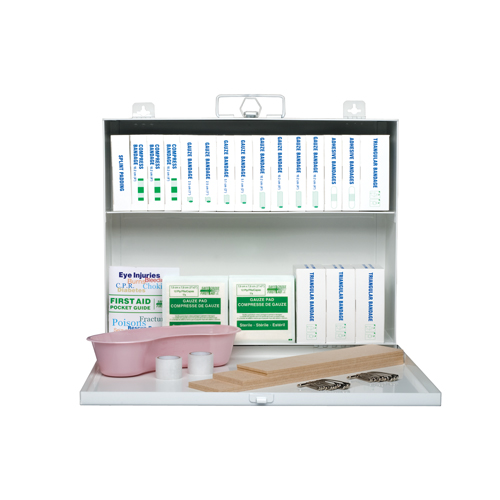 Recharge pour trousse de luxe &agrave; la r&eacute;glementation de premiers soins, WSIB Ontario, Classe 1 M & M Nord Ouest Inc