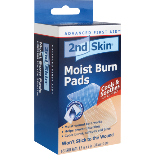 2nd Skin&reg; Moist Burn Pads, 1-1/2" x 2", Class 2 M & M Nord Ouest Inc