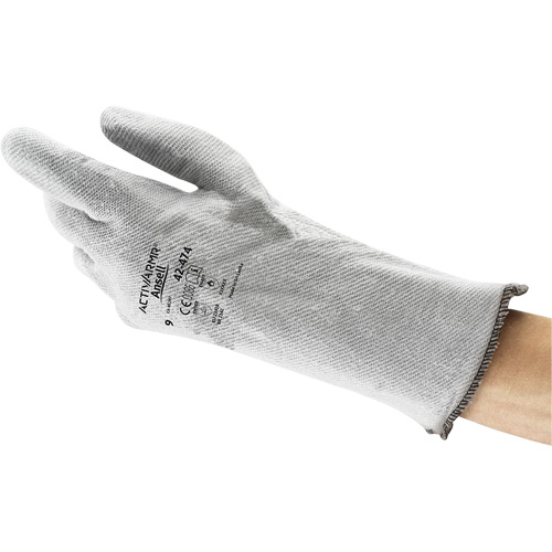Gants souples Crusader 42-474, Nitrile, T-Grand, Prot&egrave;ge jusqu'&agrave; 400° F (204° C) M & M Nord Ouest Inc