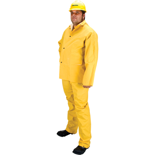 V&ecirc;tement imperm&eacute;able r&eacute;sistant aux flammes RZ600, 4T-Grand, Jaune M & M Nord Ouest Inc