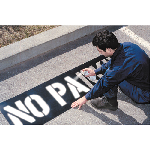 Pochoirs pour parc de stationnement, Anglais, 12" M & M Nord Ouest Inc
