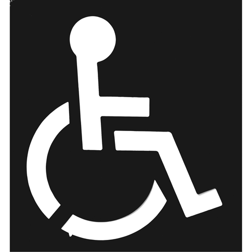 Pochoirs pour parc de stationnement, Anglais, 37" x 43" M & M Nord Ouest Inc