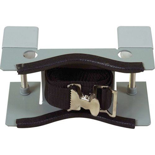 Bench Mount Single Gas Cylinder Support Bracket M & M Nord Ouest Inc