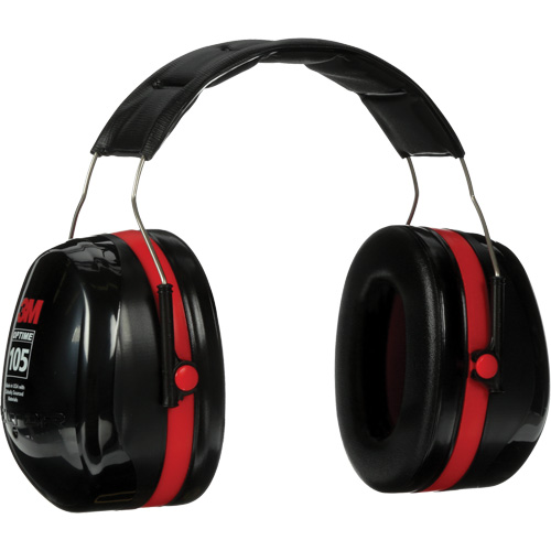Peltor Optime 105 Series Earmuffs, Headband, 30 NRR dB M & M Nord Ouest Inc