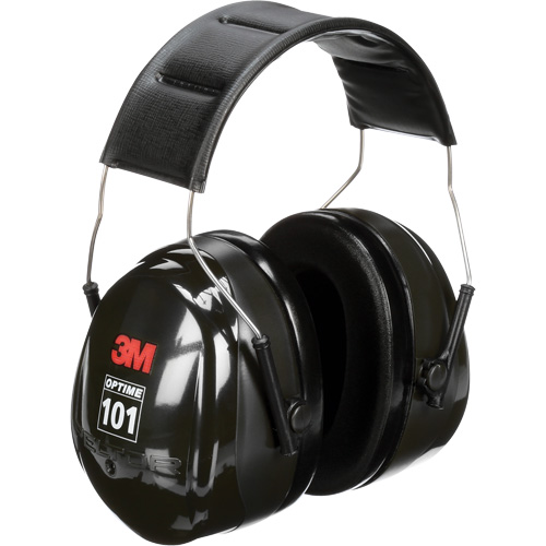 Peltor Optime 101 Series Earmuffs, Headband, 27 NRR dB M & M Nord Ouest Inc