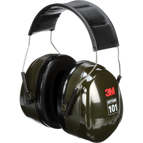 Peltor Optime 101 Series Earmuffs, Headband, 27 NRR dB M & M Nord Ouest Inc
