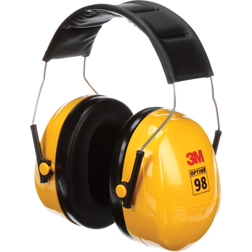 Peltor Optime 98 Series Earmuffs, Headband, 25 NRR dB M & M Nord Ouest Inc
