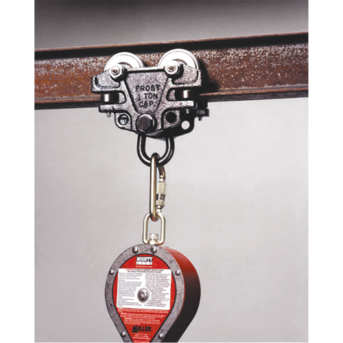 Miller&reg; Anchorage Connector Beam Trolley Adapter Kit, I-Beam, Temporary Use M & M Nord Ouest Inc