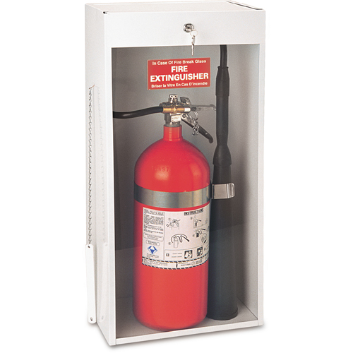 Armoires pour extincteurs mont&eacute;es sur surface, 14,125" la x 30,125" h x 9,0625" p M & M Nord Ouest Inc