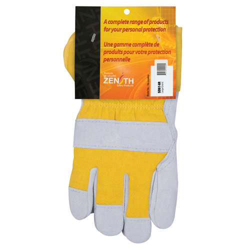 Gants d'ajusteur doubl&eacute;s pour l'hiver, Grand, Paume en Cuir de vache refendu, Doublure en Boa M & M Nord Ouest Inc