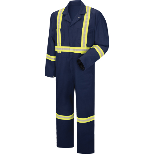 Enhanced Visibility Coveralls, Men's, Navy Blue, Size 38 M & M Nord Ouest Inc