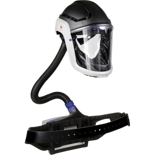 Trousse industrielle lourde pour APR motoris&eacute; TR-600 de Versaflo, Capuchon & visi&egrave;re, Pile Lithium-ion M & M Nord Ouest Inc
