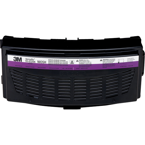 Cartouche pour appareils de protection respiratoire (APR) &agrave; &eacute;puration d'air motoris&eacute; Versaflo, Gaz acide/Filtre P100, Paquet de 1 M & M Nord Ouest Inc