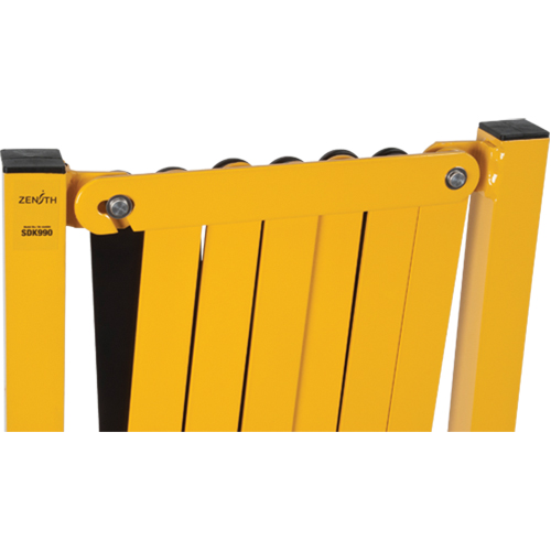 Expandable Barrier, 37" H x 11' L, Black/Yellow M & M Nord Ouest Inc