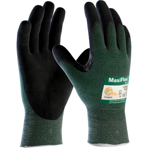Gants en tricot sans coutures MaxiFlex Cut ATG, Taille T-petit, Calibre 15, Rev&ecirc;tement Mousse de nitrile, Enveloppe en Poly&eacute;thyl&egrave;ne, ANSI/ISEA 105 niveau 2/EN 388 niveau 3 M & M Nord Ouest Inc