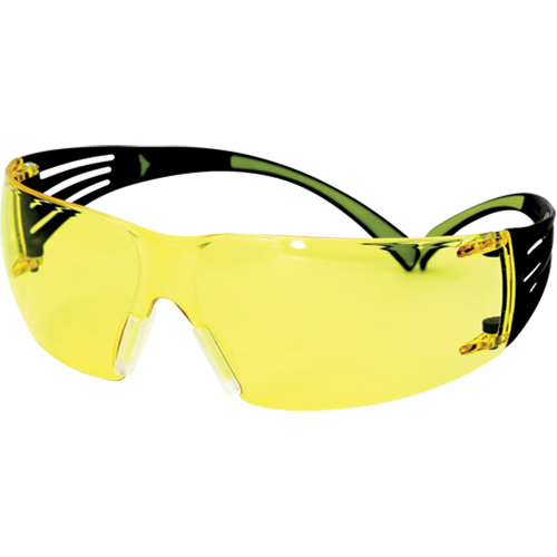 Securefit 400 Series Safety Glasses, Amber Lens, Anti-Fog/Anti-Scratch, ANSI Z87+/Meets/Exceeds CSA Z94.3 M & M Nord Ouest Inc