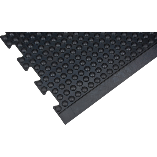 Tapis antifatigue en d&ocirc;me, &agrave; bulles, 3' x 4' x 1/2", Noir, Caoutchouc M & M Nord Ouest Inc