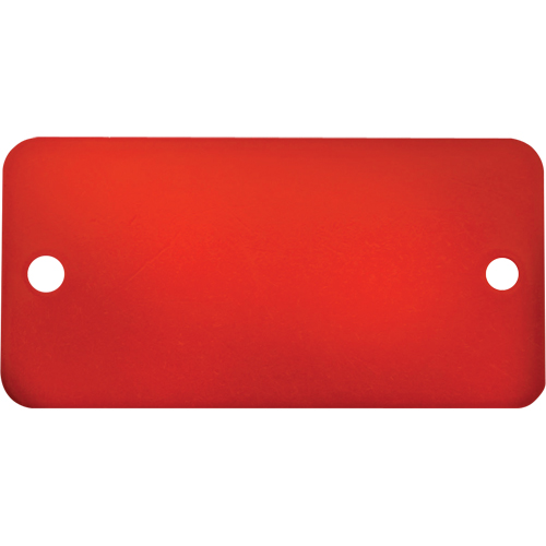 &eacute;tiquettes vierges, Aluminium, 3" la x 1" h M & M Nord Ouest Inc