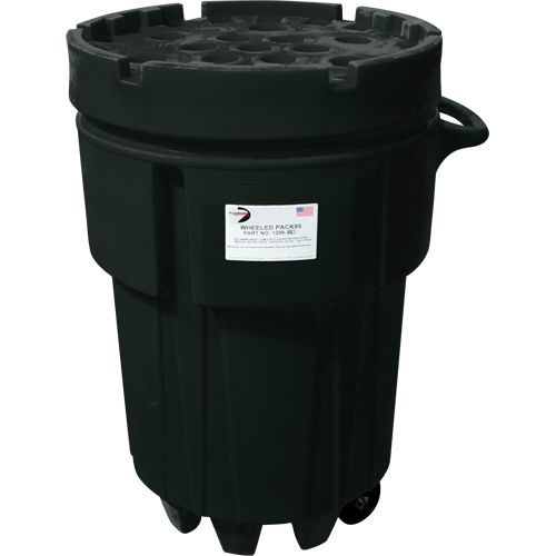 Contenants roulants Poly-Spillpaks, 95 gal. US, Mobile M & M Nord Ouest Inc