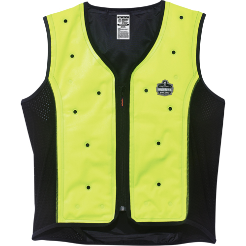 Vestes refroidissantes &agrave; &eacute;vaporation s&egrave;che Chill-Its 6685, Moyen, Jaune lime haute visibilit&eacute; M & M Nord Ouest Inc