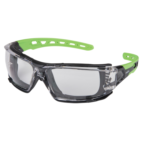 Z2500 Series Safety Glasses with Foam Gasket, Clear Lens, Anti-Fog, ANSI Z87+/Meets/Exceeds CSA Z94.3 M & M Nord Ouest Inc