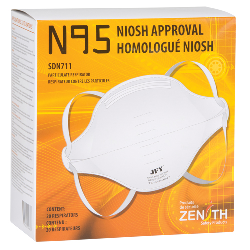 Particulate Respirator, N95, NIOSH Certified, Medium/Large M & M Nord Ouest Inc