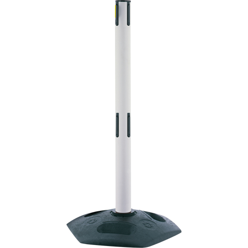 Dual Line Heavy Duty Receiver Post, 38" High, White M & M Nord Ouest Inc