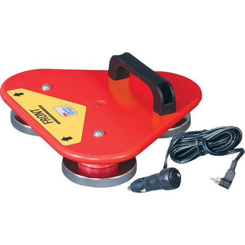 Support porte-drapeau Safety Whip, Fixation Aimant M & M Nord Ouest Inc