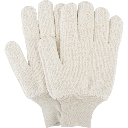 Heat-Resistant Gloves, Terry Cloth, Large, Protects Up To 212° F (100° C) M & M Nord Ouest Inc
