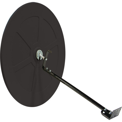 Convex Mirror with Bracket, Indoor/Outdoor, 36" Diameter M & M Nord Ouest Inc