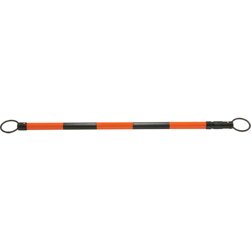 Retractable Cone Bar, 7' 5" Extended Length, Black/Orange M & M Nord Ouest Inc