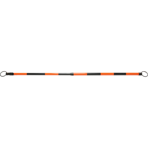 Retractable Cone Bar, 7' 5" Extended Length, Black/Orange M & M Nord Ouest Inc