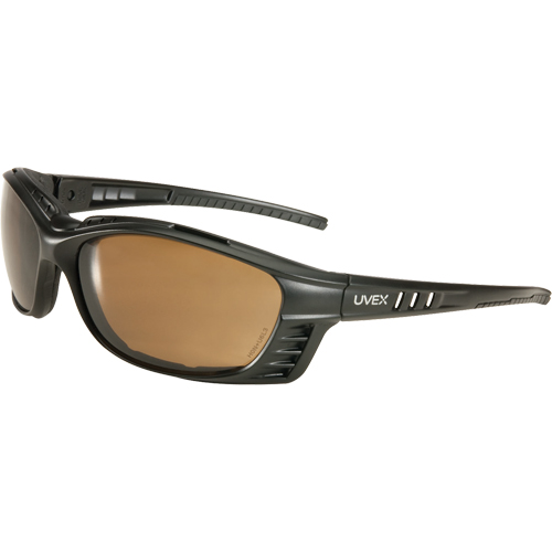 Lunettes de s&eacute;curit&eacute; Uvex Livewire avec lentilles HydroShield, Lentille Espresso, Antibu&eacute;e, R&eacute;pond ou surpasse la norme CSA Z94.3 M & M Nord Ouest Inc