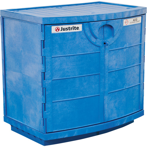 Polyethylene Corrosive/Acid Cabinet, 24 gal., 36" x 35" x 25" M & M Nord Ouest Inc