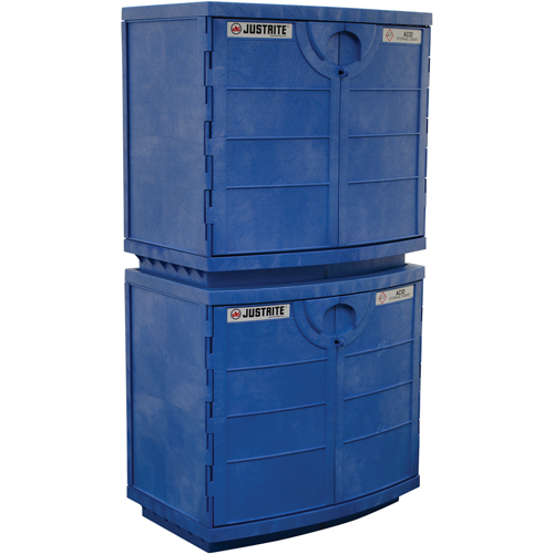 Polyethylene Corrosive/Acid Cabinet, 24 gal., 36" x 35" x 25" M & M Nord Ouest Inc