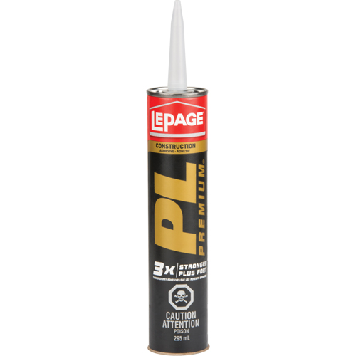 PL Premium Construction Adhesive, 295 ml, Cartridge M & M Nord Ouest Inc