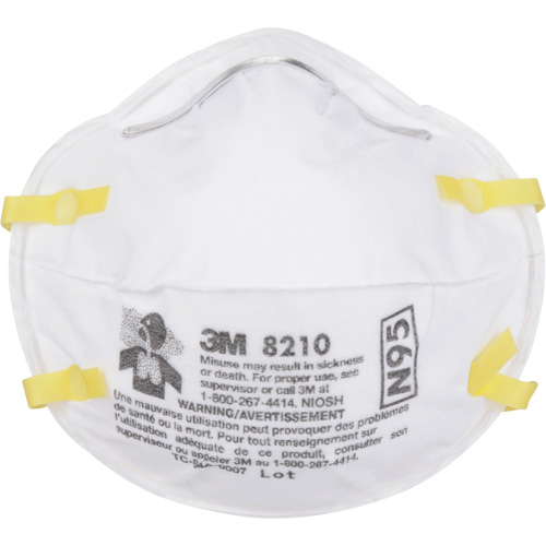8210 Particulate Respirators, N95, NIOSH Certified M & M Nord Ouest Inc