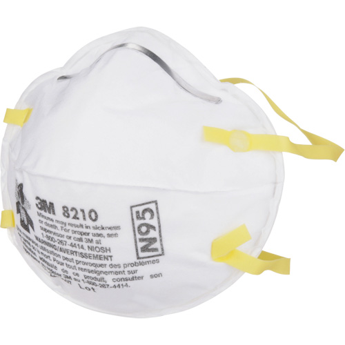 8210 Particulate Respirators, N95, NIOSH Certified M & M Nord Ouest Inc