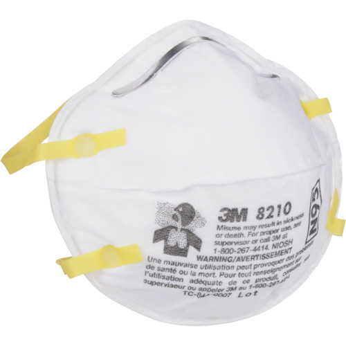 8210 Particulate Respirators, N95, NIOSH Certified M & M Nord Ouest Inc