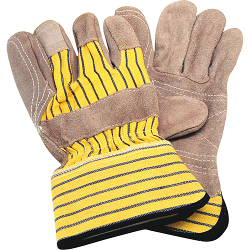 Double-Palm Fitters Gloves, Large, Split Cowhide Palm, Cotton Inner Lining M & M Nord Ouest Inc