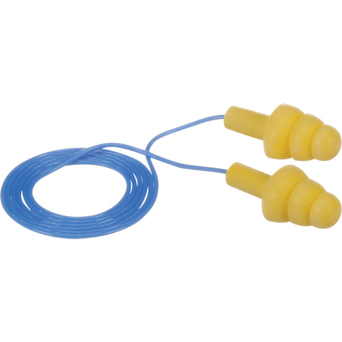 E-A-R Ultrafit Premolded Earplugs, Corded, Bulk - Polybag, 25 dB NRR, One-Size M & M Nord Ouest Inc