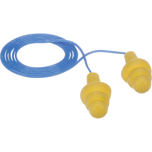 E-A-R Ultrafit Premolded Earplugs, Corded, Bulk - Polybag, 25 dB NRR, One-Size M & M Nord Ouest Inc