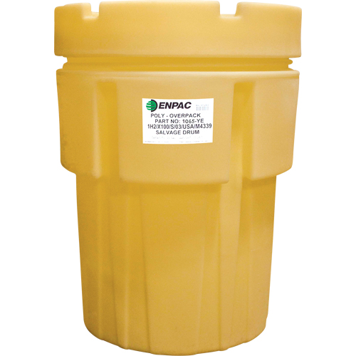 Barils de r&eacute;cup&eacute;ration Poly-Overpack 65, 65 gal. US, Stationnaire M & M Nord Ouest Inc