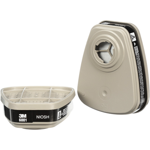 Cartouches pour respirateur s&eacute;rie 6000, Cartouche gaz/vapeur, Vapeur organique M & M Nord Ouest Inc