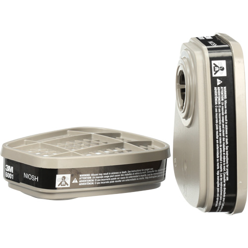 Cartouches pour respirateur s&eacute;rie 6000, Cartouche gaz/vapeur, Vapeur organique M & M Nord Ouest Inc