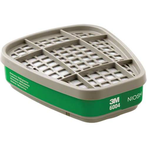 Cartouches pour respirateur s&eacute;rie 6000, Cartouche gaz/vapeur, Ammoniac/M&eacute;thylamine M & M Nord Ouest Inc