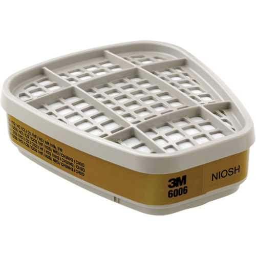Cartouches pour respirateur s&eacute;rie 6000, Cartouche gaz/vapeur, Gaz multiples/Vapeurs M & M Nord Ouest Inc