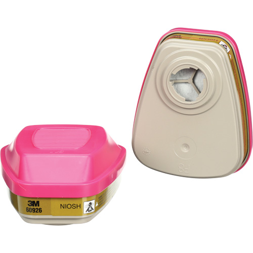6000 Series Respirator Cartridges, Gas/Vapour Cartridge, Multi-Gas/Vapour/P100 M & M Nord Ouest Inc